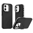 For iPhone 12 Dual-Color Shockproof TPU Phone Case(Grey) - 1