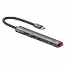 SVT01 Multiple Ports USB Hub Adapter Type-C Docking Station(Grey) - 1
