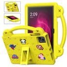 For T-Iobile REVVL Tab 10.36 2023 Handle Kickstand Children EVA Shockproof Tablet Case(Yellow) - 1