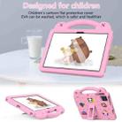 For T-Mobile Revvl Tab 2 2025 Handle Kickstand Children EVA Shockproof Tablet Case(Pink) - 3