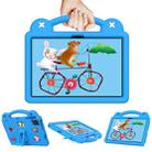 For T-Mobile Revvl Tab 2 2025 Handle Kickstand Children EVA Shockproof Tablet Case(Sky Blue) - 2