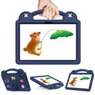 For T-Mobile Revvl Tab 2 2025 Handle Kickstand Children EVA Shockproof Tablet Case(Navy Blue) - 2