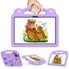For T-Mobile Revvl Tab 2 2025 Handle Kickstand Children EVA Shockproof Tablet Case(Light Purple) - 2
