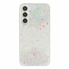 For Samsung Galaxy A15 Dreamy Star Glitter Epoxy TPU Phone Case(Transparent) - 1