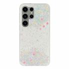 For Samsung Galaxy S23 Ultra 5G Dreamy Star Glitter Epoxy TPU Phone Case(Transparent) - 1