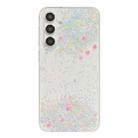 For Samsung Galaxy A13 5G Dreamy Star Glitter Epoxy TPU Phone Case(Transparent) - 1
