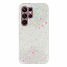 For Samsung Galaxy S22 Ultra 5G Dreamy Star Glitter Epoxy TPU Phone Case(Transparent) - 1