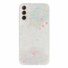For Samsung Galaxy S21+ 5G Dreamy Star Glitter Epoxy TPU Phone Case(Transparent) - 1