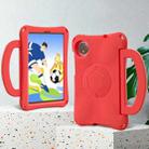 For Redmi Pad SE 8.7 2024 Handle Football Shaped EVA Shockproof Tablet Case(Red) - 3