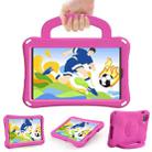 For Redmi Pad SE 8.7 2024 Handle Football Shaped EVA Shockproof Tablet Case(Rose Red) - 2
