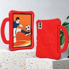 For Xiaomi Redmi SE 11 2025 / Pad 2 Handle Football Shaped EVA Shockproof Tablet Case(Red) - 2