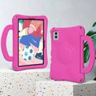 For Xiaomi Redmi SE 11 2025 / Pad 2 Handle Football Shaped EVA Shockproof Tablet Case(Rose Red) - 2