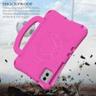 For Xiaomi Redmi SE 11 2025 / Pad 2 Handle Football Shaped EVA Shockproof Tablet Case(Rose Red) - 3