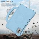 For Xiaomi Redmi SE 11 2025 / Pad 2 Handle Football Shaped EVA Shockproof Tablet Case(Light Blue) - 3