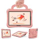 For Xiaomi Redmi SE 11 2025 / Pad 2 Handle Football Shaped EVA Shockproof Tablet Case(Light Pink) - 1