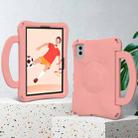 For Xiaomi Redmi SE 11 2025 / Pad 2 Handle Football Shaped EVA Shockproof Tablet Case(Light Pink) - 2