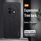 For Realme 13 Pro+ Tree Bark Leather Shockproof Phone Case(Grey) - 2