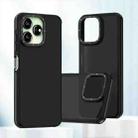 For ZTE Axon 50 Lite Dual-Color Shockproof TPU Phone Case(Black) - 1