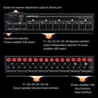 B06 82 In 6 Out Power Amplifier Speaker Selector 6 Region Stereo Speaker Switcher - 3
