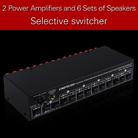 B06 82 In 6 Out Power Amplifier Speaker Selector 6 Region Stereo Speaker Switcher - 4
