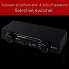 B070 4 Input 4 Ooutput Power Amplifier Speaker Selector Switcher Speaker Comparator - 4