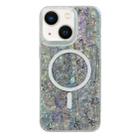 For iPhone 13 / 14 Shell Texture Multicolor MagSafe TPU Phone Case(Silver Gray) - 1