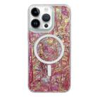 For iPhone 14 Pro Shell Texture Multicolor MagSafe TPU Phone Case(Roige) - 1