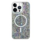 For iPhone 14 Pro Max Shell Texture Multicolor MagSafe TPU Phone Case(Silver Gray) - 1