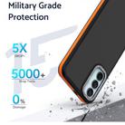 For Samsung Galaxy A25 5G Dual-Color Shockproof TPU Phone Case(Orange) - 3