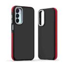 For Samsung Galaxy A35 5G Dual-Color Shockproof TPU Phone Case(Red) - 1
