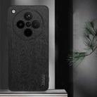 For OPPO Find X8 Pro Tree Bark Leather Shockproof Phone Case(Black) - 2