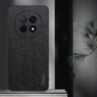 For  OPPO A5  Pro China Tree Bark Leather Shockproof Phone Case(Blue) - 2