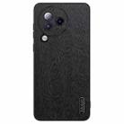 For Xiaomi Civi 3 Tree Bark Leather Shockproof Phone Case(Black) - 1