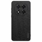 For Xiaomi Redmi Note 14 Pro 5G Tree Bark Leather Shockproof Phone Case(Black) - 1