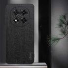 For Xiaomi Redmi Note 14 Pro 5G Tree Bark Leather Shockproof Phone Case(Black) - 2