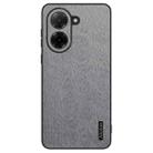 Xiaomi Redmi A5 Tree Bark Leather Shockproof Phone Case(Grey) - 1