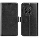 For OnePlus 12 R64 Texture Horizontal Flip Leather Phone Case(Black) - 1