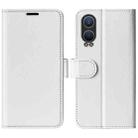 For OnePlus Nord CE 4 Lite 5G R64 Texture Horizontal Flip Leather Phone Case(White) - 1