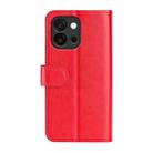 For OnePlus 13T R64 Texture Horizontal Flip Leather Phone Case(Red) - 3