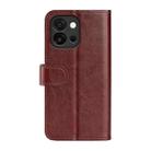 For OnePlus 13T R64 Texture Horizontal Flip Leather Phone Case(Brown) - 3