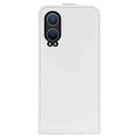 For OnePlus Nord CE4 Lite 5G R64 Texture Single Vertical Flip Leather Phone Case(White) - 3