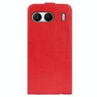 For OnePlus Nord 4 R64 Texture Single Vertical Flip Leather Phone Case(Red) - 3
