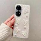 For Huawei P50 Pro Cream Gum Decoden TPU Phone Case(Love) - 1