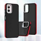 For Motorola Moto G Play 2024 Dual-Color Shockproof TPU Phone Case(Red) - 1