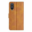 For OnePlus Nord CE4 Lite 5G Dual-side Magnetic Buckle Horizontal Flip Leather Phone Case(Yellow) - 3