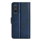 For OnePlus Nord CE4 Lite 5G Dual-side Magnetic Buckle Horizontal Flip Leather Phone Case(Dark Blue) - 3