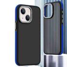 For iPhone 15 Dual-Color Shockproof TPU Phone Case(Blue) - 1