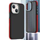 For iPhone 15 Dual-Color Shockproof TPU Phone Case(Red) - 1