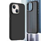 For iPhone 14 Dual-Color Shockproof TPU Phone Case(Black) - 1