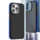 For iPhone 14 Pro Max Dual-Color Shockproof TPU Phone Case(Blue) - 1